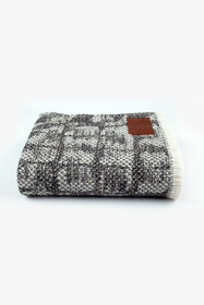 HO Plaid Jacquard Glitch BLACK & GRAY VALH03-IH012