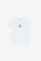 JU T-Shirt Avec Monogramme RC Et Dentelle JU T-Shirt Avec Monogramme RC Et Dentelle Blanc UJT62I-JD001