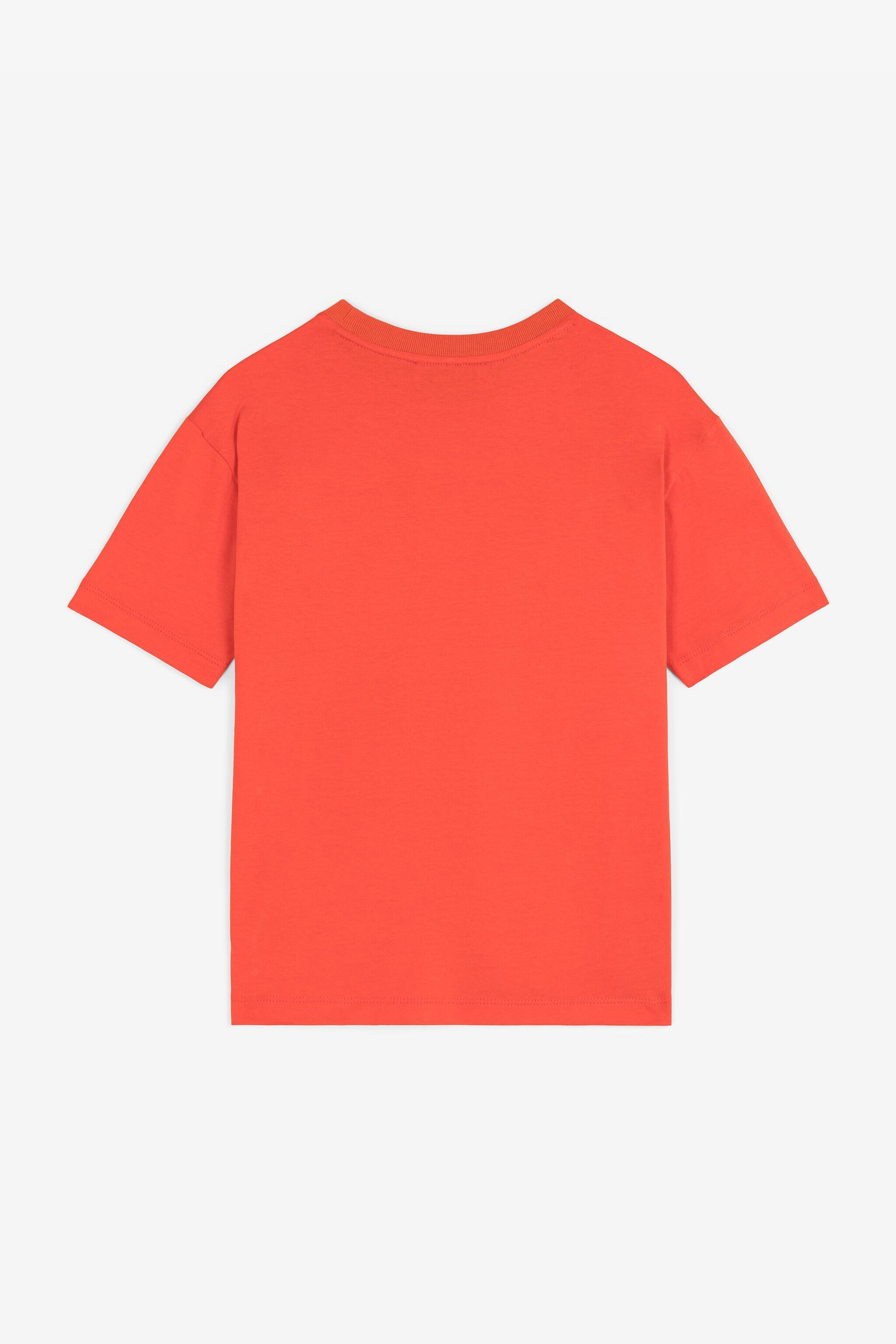 JU T-Shirt mit Stickerei JU T-Shirt mit Stickerei Rot RJT60N-JD001