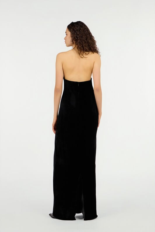 RC Velvet dress with collar RC Velvet dress with collar NERO VWT167-VL053