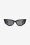 RC Cat-eye shape sunglasses with scale effect temples RC Cat-eye shape sunglasses with scale effect temples Black UALD12-ID207