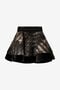 RC Jupe en jersey scuba à imprimé Fur BLACK/BEIGE XWT305-NVT79