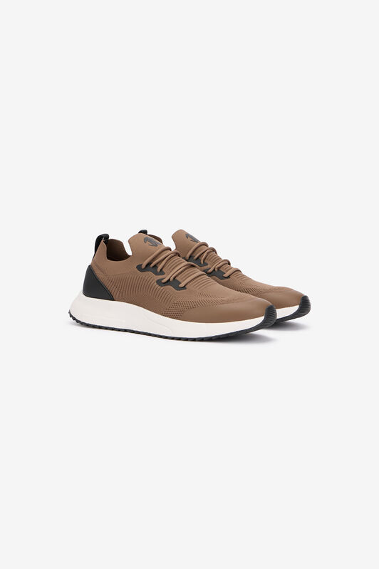 RC Braune Strick-Laufschuhe BROWN QOS00B-FT170