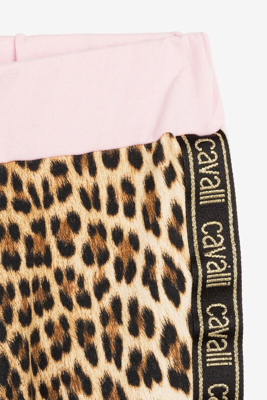 JU Leopard And Flower-Print Panelled Sweatpants JU Leopard And Flower-Print Panelled Sweatpants Purple OJT20O-ISA2J