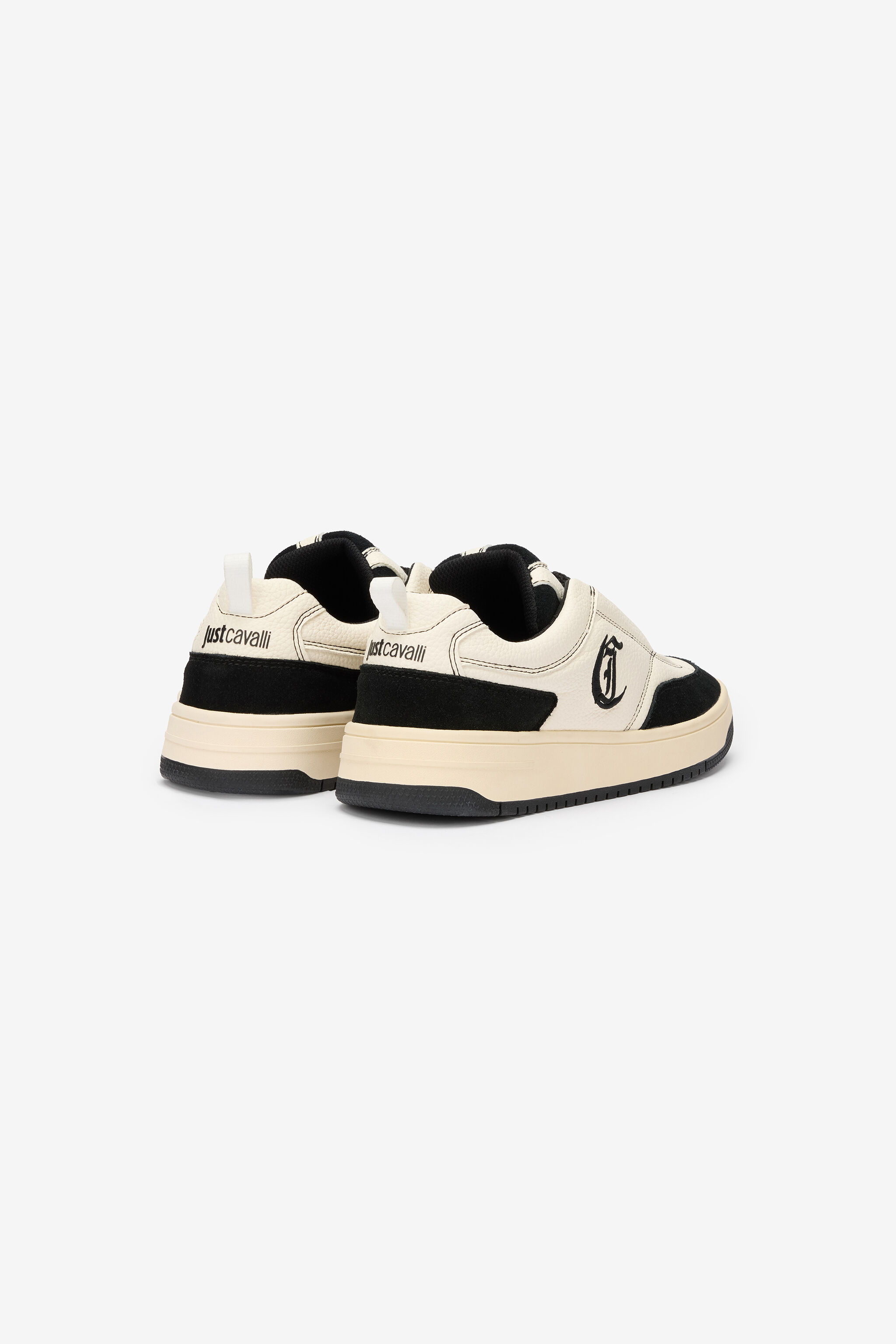 JC White Sneakers With Black Inserts JC White Sneakers With Black Inserts 003+899 VFS064-VF522