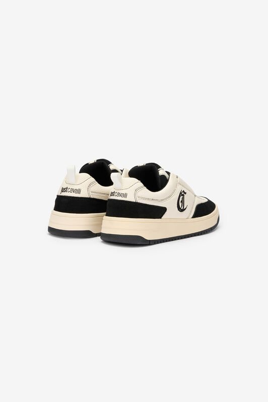 JC White Sneakers With Black Inserts JC White Sneakers With Black Inserts 003+899 VFS064-VF522