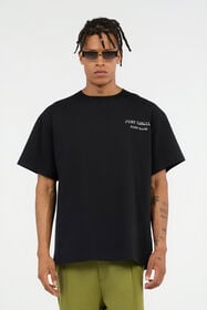 JC Black T-Shirt With Deer Back Print BLACK VFT043-VF087