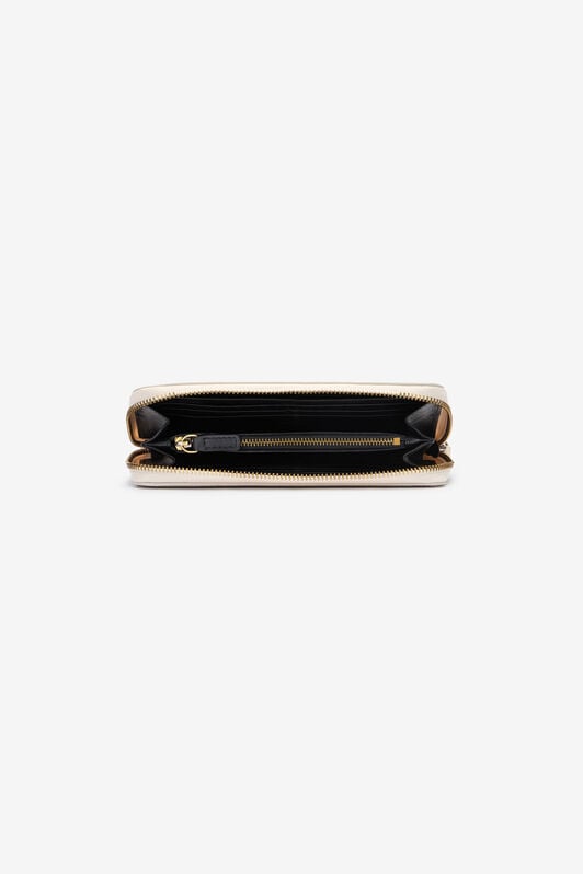 RC Leather Wallet with Monogram RC RC Leather Wallet with Monogram RC Ivory OOA00B-PZ015