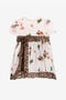 JU Seidenkleid mit Leoparden- und Vogel-Print JU Seidenkleid mit Leoparden- und Vogel-Print Rosa RJT10A-2NH90