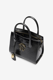 RC Sac à Main Noir avec Monogram RC BLACK QOB00D-PZO32