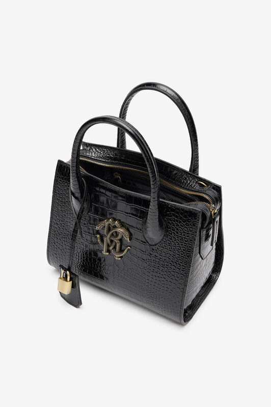 RC Sac à Main Noir avec Monogram RC BLACK QOB00D-PZO32