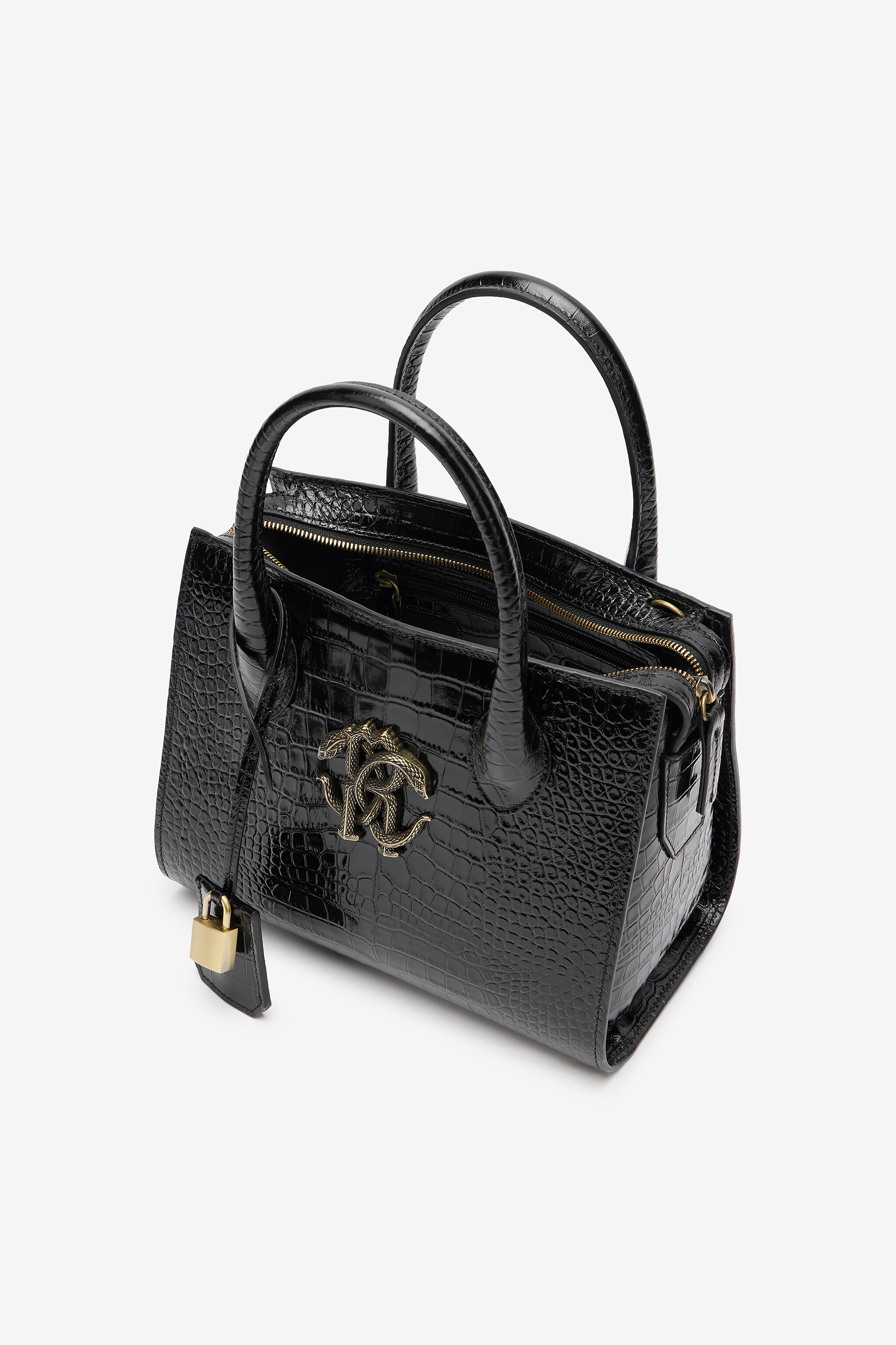 RC Sac à Main Noir avec Monogram RC BLACK QOB00D-PZO32