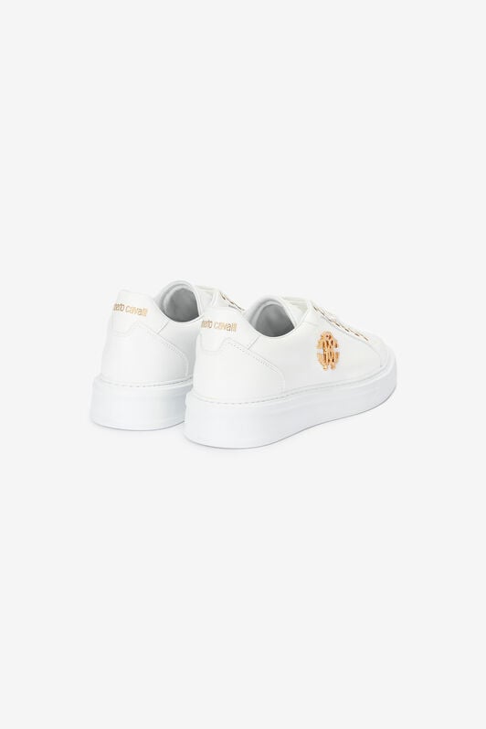 RC White Sneaker With Monogram RC RC White Sneaker With Monogram RC WHITE/WHITE OOS01D-PZ085