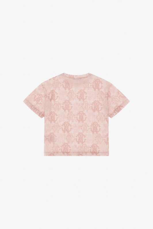 JU Monogram Tee JU Monogram Tee Pink TJT64S-JFM07