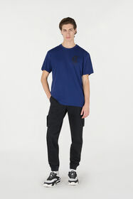 JC Camiseta Con Monograma JC Azul oscuro TFT045-TF062