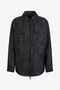 JC Surchemise en coton et laine avec zip BLACK VFT122-VF188