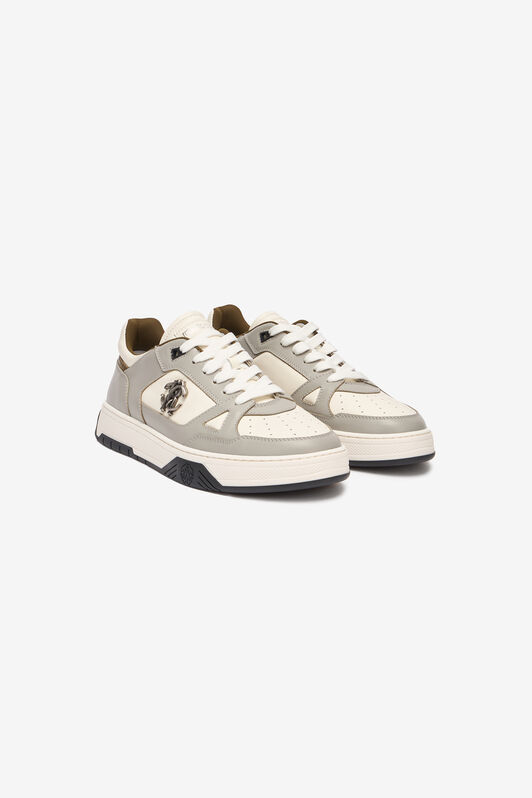 RC Sneakers With Mirror Snake Monogram GRIGIO/NERO SRS044-PZA90