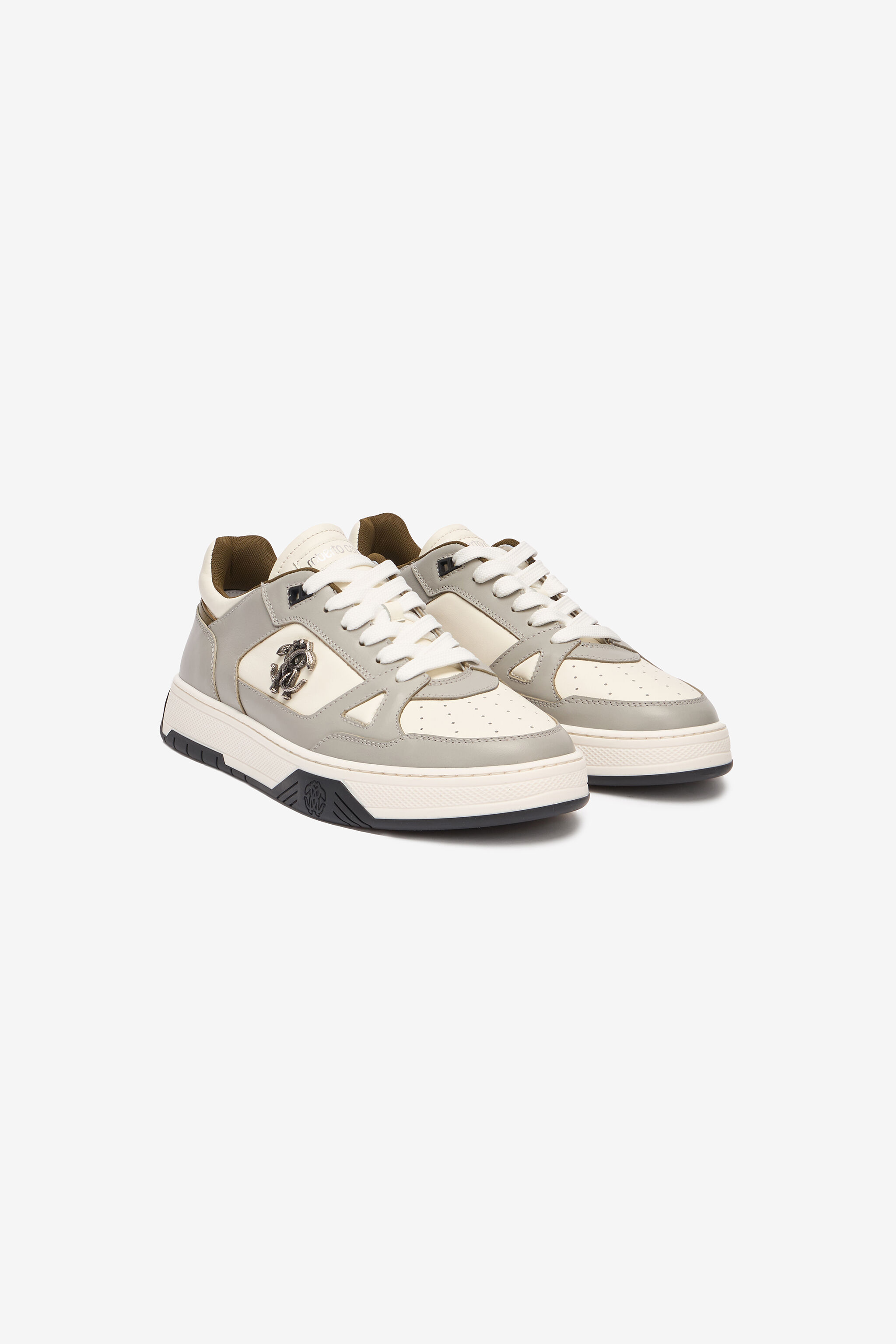 RC Sneakers With Mirror Snake Monogram GRIGIO/NERO SRS044-PZA90