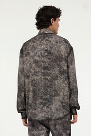 JC Faded Effect Shirt with All-Over Lettering 899+316 VFM025-VF158