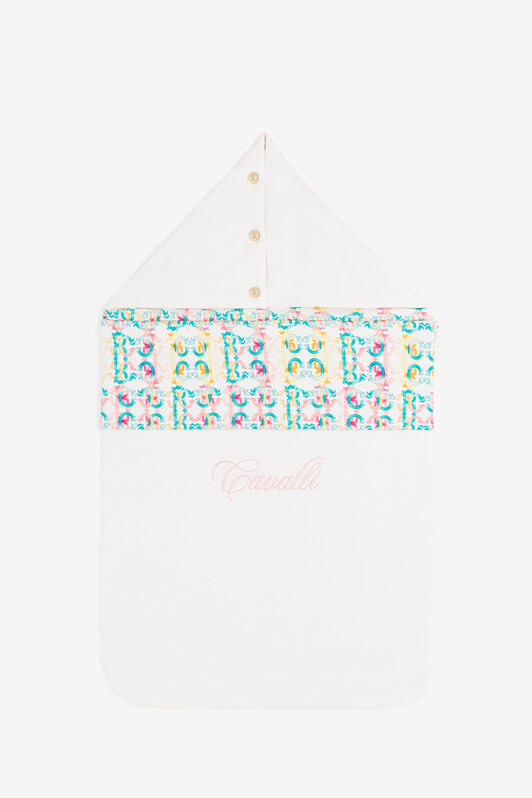 JU Monogram embroidered sleep bag JU Monogram embroidered sleep bag Light green QJT875-JV025