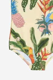 JU Tropicana Print Swimsuit YELLOW WJT00E-HVR12