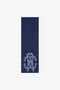 RC Cotton and Wool Blend Scarf with RC Monogram RC Cotton and Wool Blend Scarf with RC Monogram Dark blue TALR41-IR058