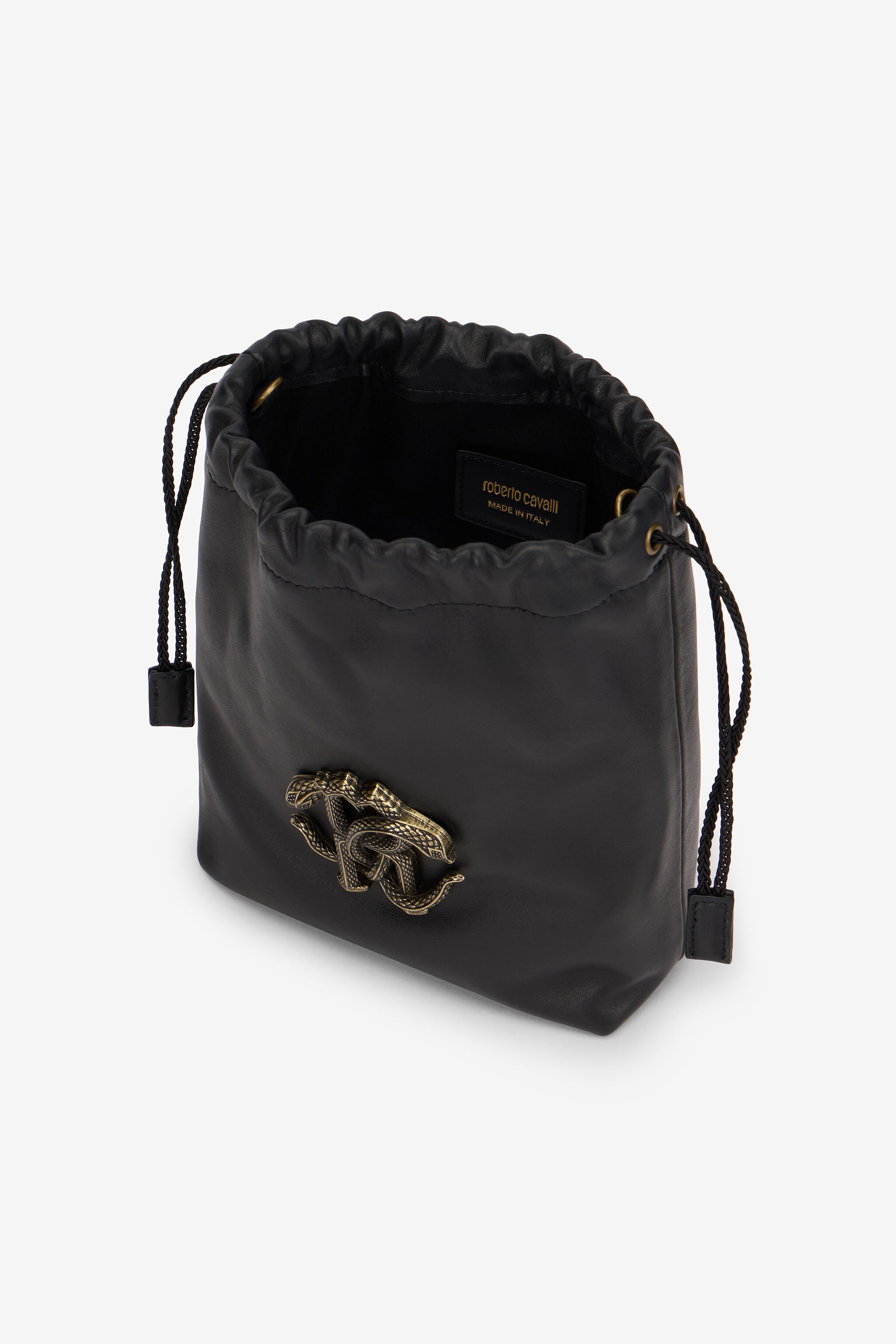 RC Schwarze Crossbody-Tasche mit RC Monogram RC Schwarze Crossbody-Tasche mit RC Monogram BLACK QOB00C-PZO31