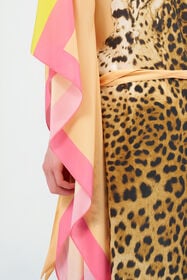 RC Silk Kaftan with Cavalli Pop Print YELLOW WQT180-SQR33