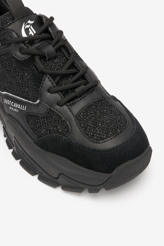 JC Sneakers With Chunky Lug Sole Black UFS034-UF356