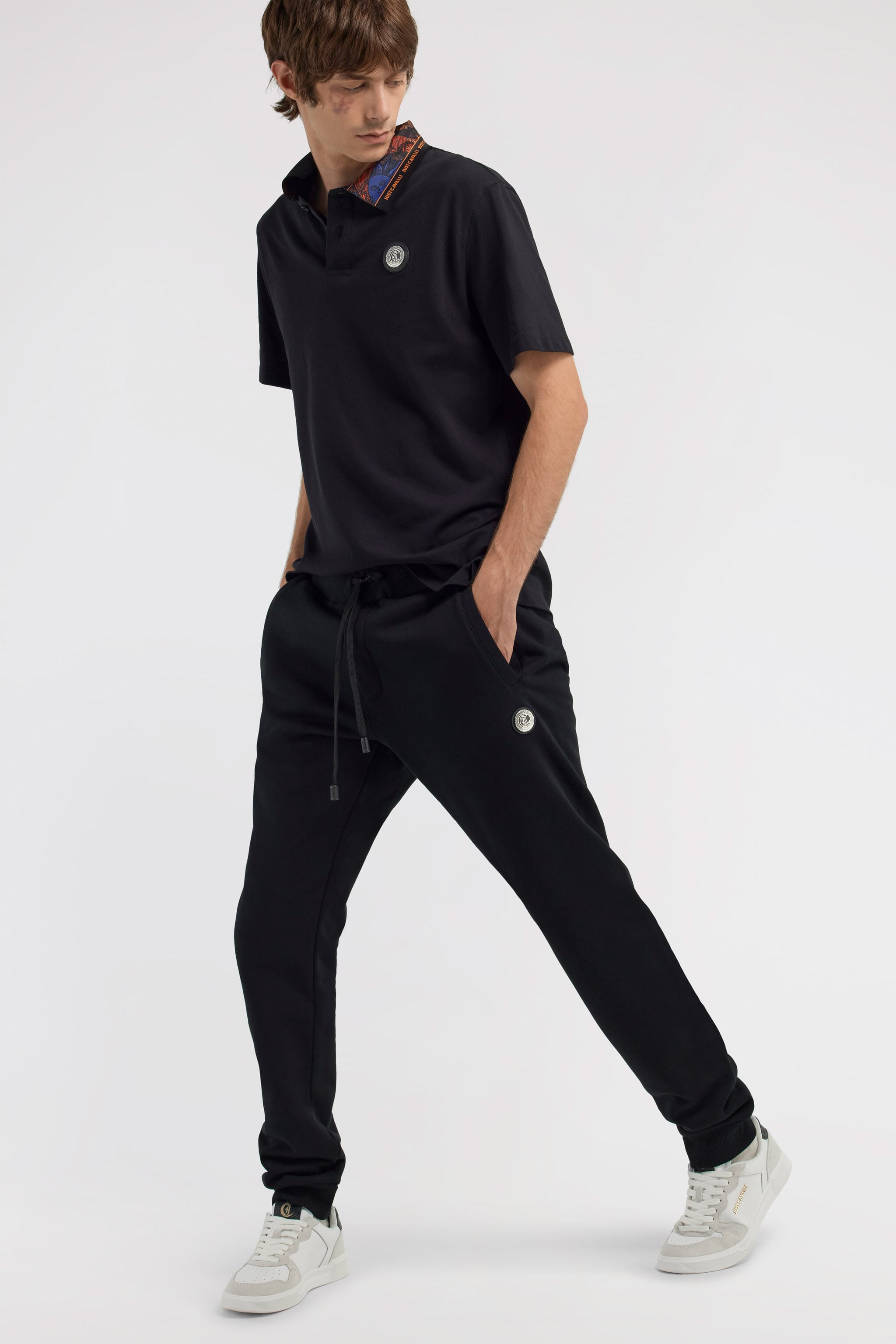 JC Just Cavalli Pants Noir TFT007-TF008