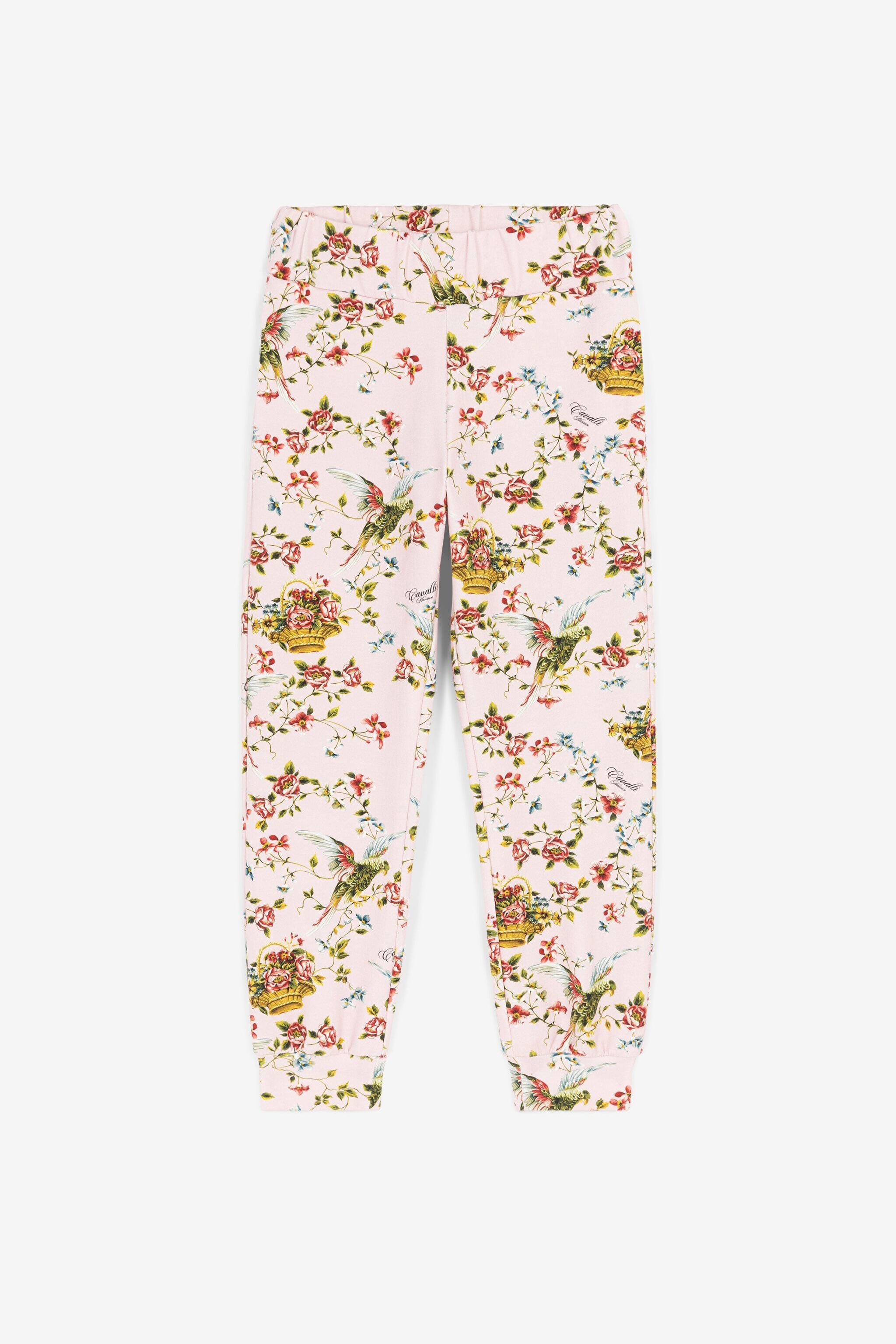 JU Floral-Print Sweatpants JU Floral-Print Sweatpants Pink OJT237-1Z007