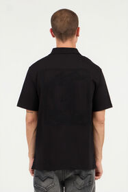 JC Schwarzes Poloshirt Mit Gesticktem Logo BLACK UFT015-UF035