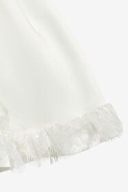 JU Dress With Frayed Hems White UJT100-RN012