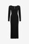 RC Robe Midi Noire Avec Fente RC Robe Midi Noire Avec Fente Noir VWT163-WP010