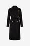 RC Woman Wool and Cashmere Coat RC Woman Wool and Cashmere Coat Nero OOT50E-FT001