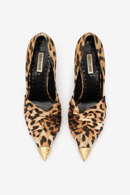 RC Le Pettegole Pump with Jaguar Skin print RC Le Pettegole Pump with Jaguar Skin print Light Brown SKS100-PZC26