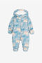 JU Wild Leda-Print Snowsuit JU Wild Leda-Print Snowsuit Light blue RJT40K-5RI07
