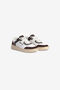 JC White Leather Sneakers With Contrast Inserts JC White Leather Sneakers With Contrast Inserts 899+900+127 VFS068-VF526