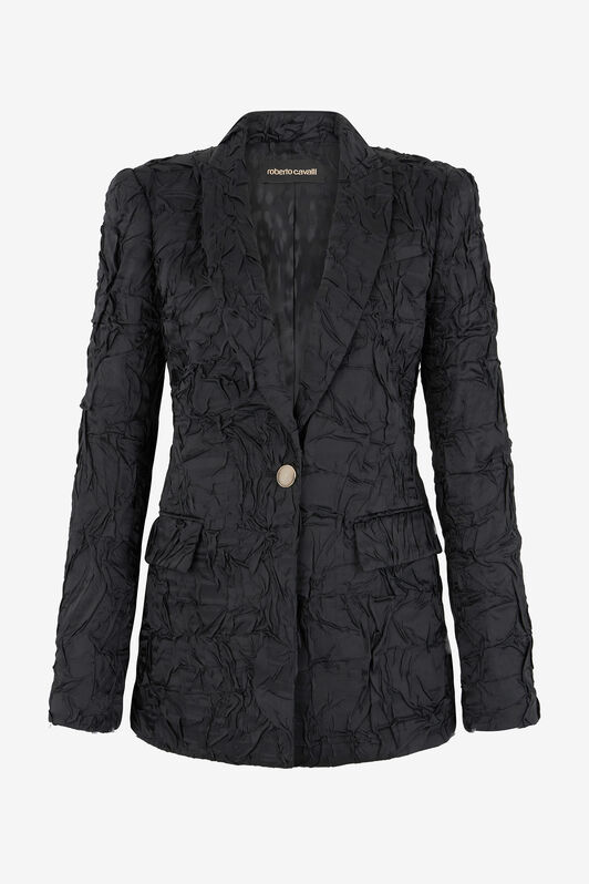 RC Crinkled-effect blazer RC Crinkled-effect blazer Black TWT401-RD034