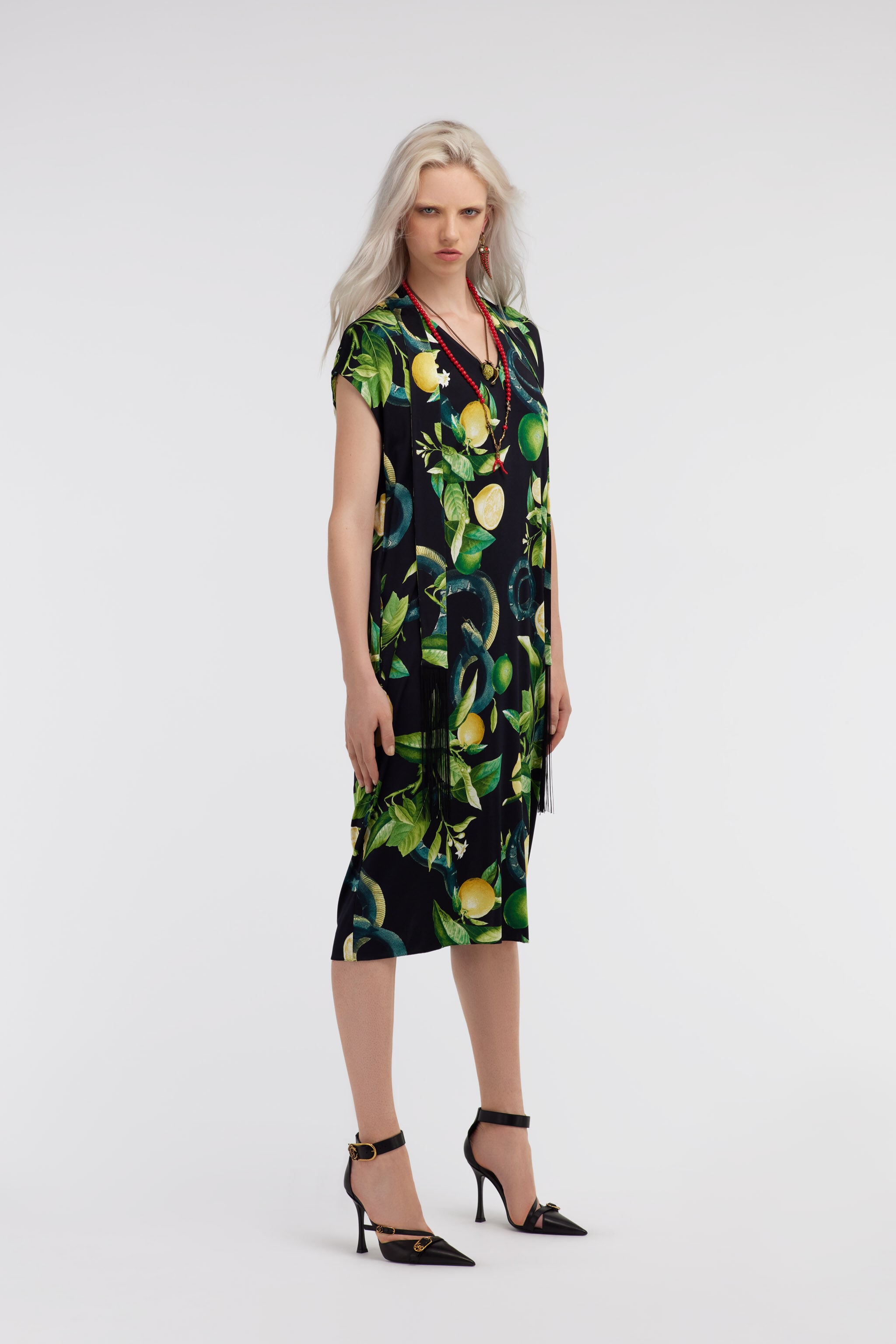 RC Dress Lemon print RC Dress Lemon print Black SKT130-JRI89