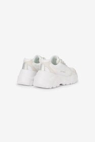 JC Weiße Chunky Sneakers Mit Ledereinsätzen WHITE UFS036-UF358