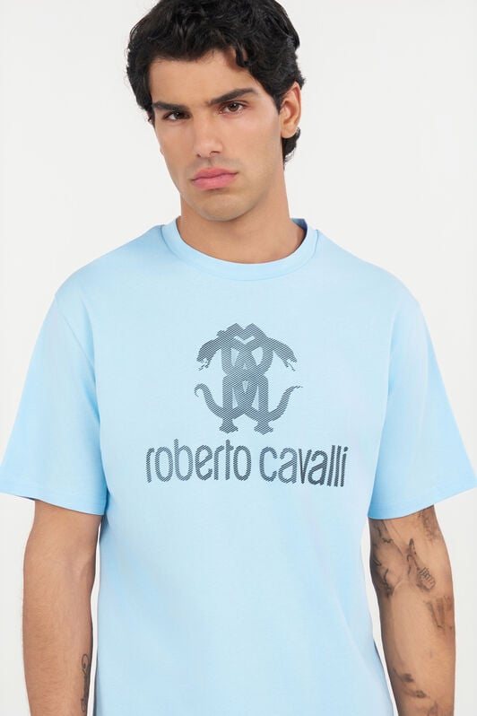 RC Light Blue T-Shirt with Monogram RC RC Light Blue T-Shirt with Monogram RC LIGHT BLUE QOT60D-JD060