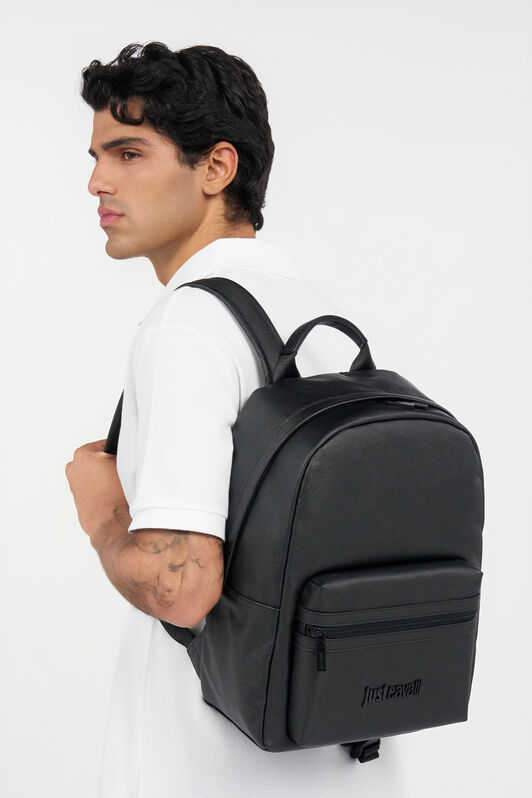 JC Backpack With Logo JC Backpack With Logo BLACK UFB014-UF318