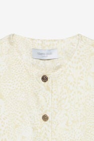 JU Cheetah-Print Jacket Ivory UJT42B-6DO35