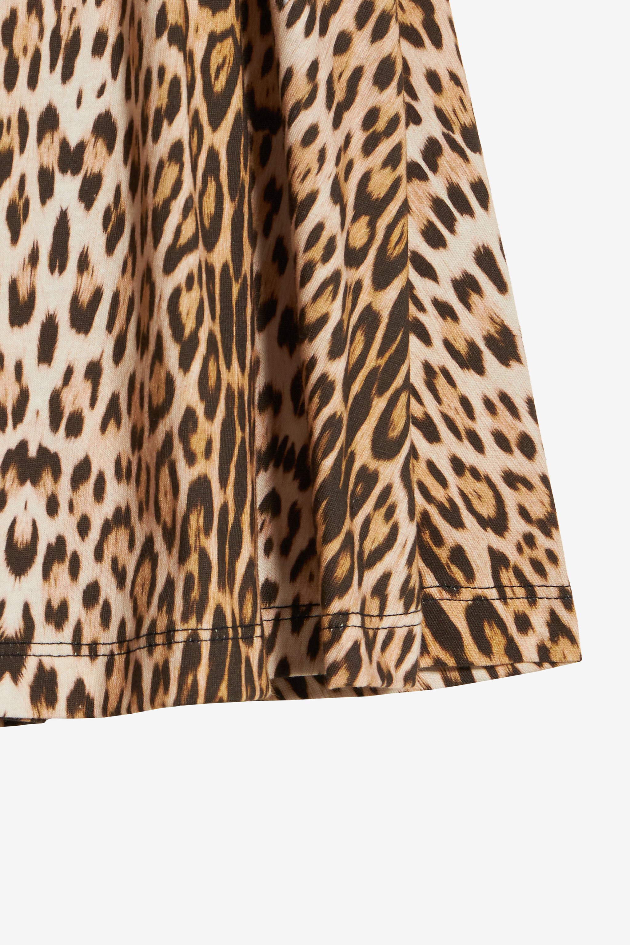 JU Kleid Aus Baumwolle Mit Rock Jaguar Skin JU Kleid Aus Baumwolle Mit Rock Jaguar Skin MILKY/NATURAL UJT10K-JD001