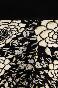 RC Miniskirt With Jacquard Floral Pattern RC Miniskirt With Jacquard Floral Pattern Black/White VQM307-MI014
