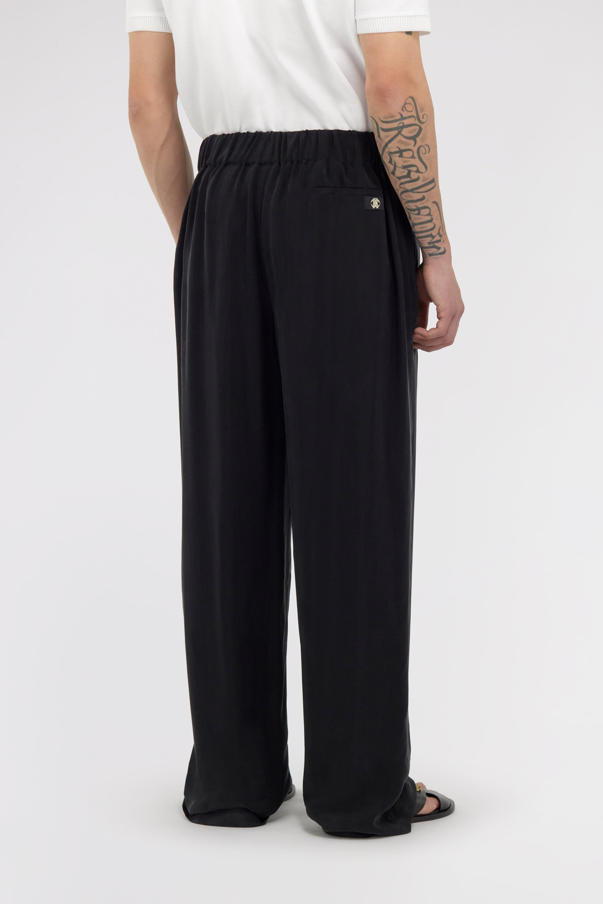 RC Trousers with Lemon print details RC Trousers with Lemon print details Black SRT255-FLJ03