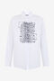 RC Weißes Hemd mit Leopardenmotiv RC Weißes Hemd mit Leopardenmotiv WHITE TOT70E-CH008