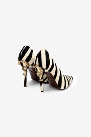 RC Salones Serpentine en piel con estampado Zebra ZEBRA SKIN PRINT WKS009-PZC30