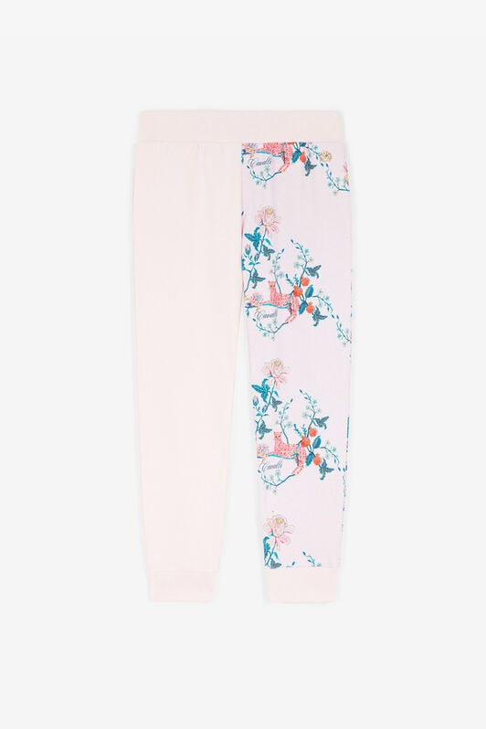 JU Floral-Print Cotton Sweatpants JU Floral-Print Cotton Sweatpants Pink RJT241-CF050